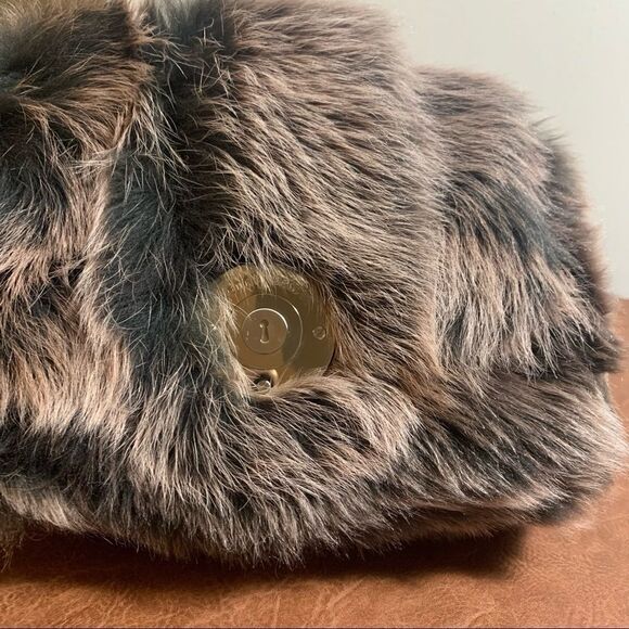 Henri Bendel Faux Fur Flap Purse - Picture 5 of 15